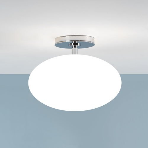 Deckenleuchte, Badezimmerleuchte, Chrom, | WOHNLICHT Fassung Opalglas E27 D=30cm