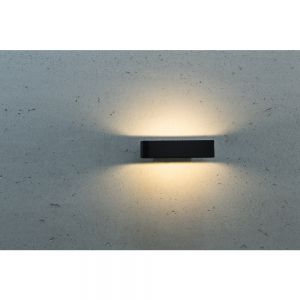 Up and Downlight LED Außenwandleuchte aus Aluminium inkl. Leuchtmittel, IP54 für den Außenbereich 