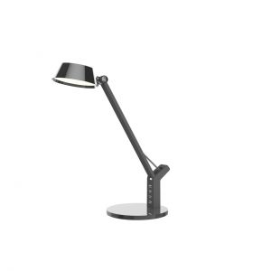 dimmbare LED Tischleuchte Lampe mit Sensor CCT-LichtfarbsteuerungUSB Anschluss Tischlampe schwarz 