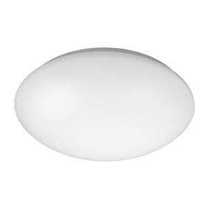 E27 Deckenleuchte bruchfeste 2-flammige runde Deckenlampe opal weiß 39 x 9,5 cm 2x 15 Watt, 9,50 cm, 39,00 cm, 39,00 cm