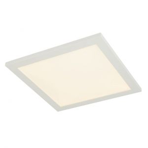 eckige LED Deckenleuchte aus Acryl quadratisch flach Deckenlampe weiß 