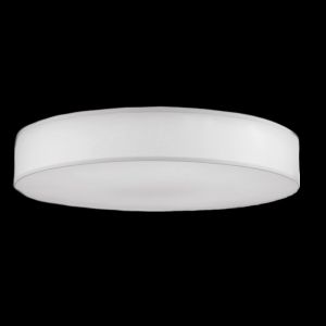 Hufnagel LED-Deckenleuchte Chintz-Schirm weiß, 3000K, 60 cm 1x 30 Watt, 60,00 cm