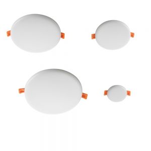 LED Einbauleuchte, superflach, weiß,nur  2,3cm Einbautiefe, in 4 Größen Durchmesser 