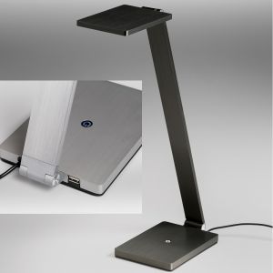 LED Tischleuchte Navigator USB - Aluminium oder Anthrazit 