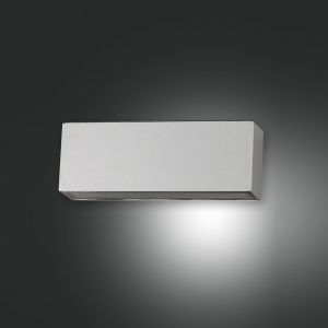 LED-Außenwandleuchte Trigg in silber silber