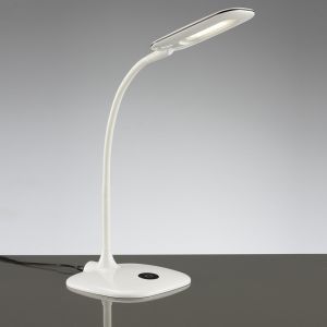 LED-Tischleuchte, 4-fach Stufendimmer, Touch, Weiß weiß