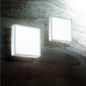 Wand- oder Deckenleuchte, LED-Panel 29,5x29,5cm 15W 3000K warmweiß 1x 27 Watt, 10,00 cm, 29,50 cm, 29,50 cm, LED warmweiß