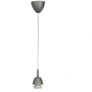 Leuchtenpendel, grau, ohne Schirm, E27 Fassung für LED-Leuchtmittel grau