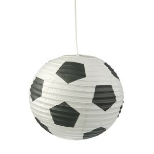 Leuchtenschirm Papierballon Fußball als Kinderzimmerleuchte 