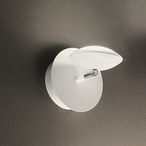 Moderne LED-Wandleuchte, schwenkbar - Weiß weiß