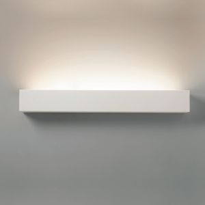 Parma LED-Gipswandleuchte eckig, 62,5 cm 