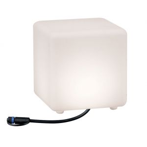 Plug & Shine Lichtobjekt Cube Kantenlänge 20cm mit  2,8W 1x 2,8 Watt, 20,00 cm, 20,00 cm