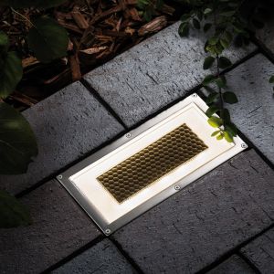 Recheckige Bodeneinbauleuchte Solar Cube/Box LED 