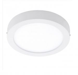Runde LED Außenleuchte Ø 22,5cm in weiß weiß