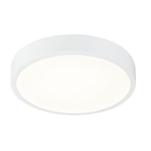 runde LED Deckenleuchte aus Aluminiumdruckguss und Acryl flach Deckenlampe weiß ø 17 cm 