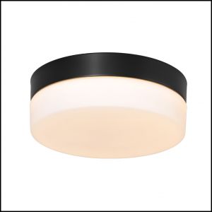 Smart Home runde LED Deckenleuchten Deckenlampe schwarz ø 24 cm 24 x 7 cm 1x 18 Watt, 24,00 cm