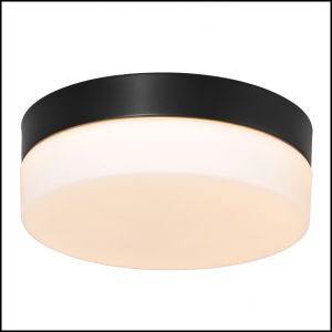 Smart Home runde LED Deckenleuchten Deckenlampe schwarz ø 30 cm 30 x 7 cm 1x 24 Watt, 30,00 cm