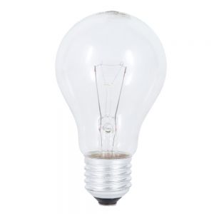 Standardglühlampe, normal Glühbirne E27 klar, von 15 Watt - 100 Watt 