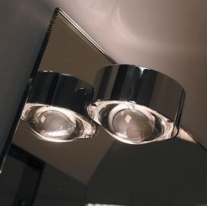 Top Light Spiegeleinbauleuchte Puk Mirror in Nickel-matt Nickel-matt, vernickelt