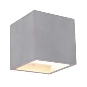 Up- and Downlight Wandleuchte aus Beton Wandlampe grau 