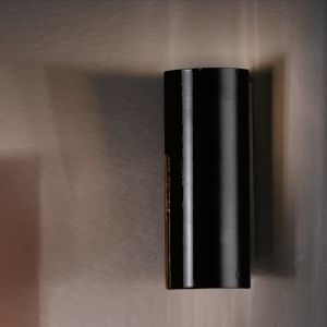 Wandleuchte, schwarz, Up & Down, Lichteffekt, modern, Höhe 18 cm 