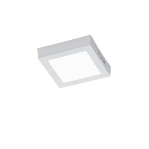 Weiße Deckenleuchte LED Panel 11W, 17x17cm, 3000K warmweiß weiß