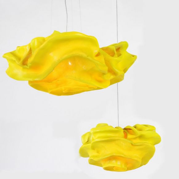 Arturo Alvarez Designer Pendelleuchte Nevo in Gelb