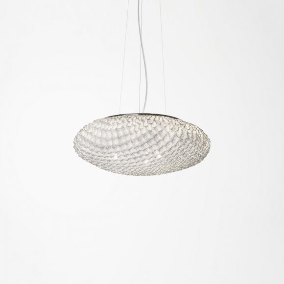 Arturo Alvarez LED-Pendelleuchte Tati in Weiß, Ø 45 cm