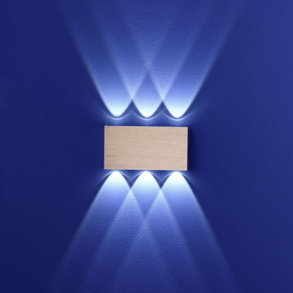B-Leuchten LED Wandleuchte Stream in roségold