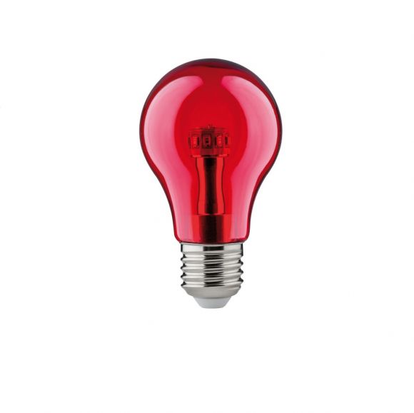 Buntes LED Leuchtmittel  1Watt  E27 A60 in rot