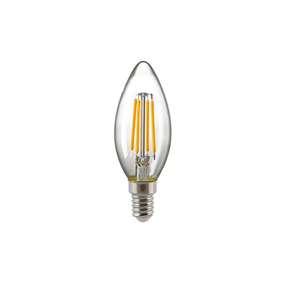 C35 LED Kerze Filamentlampe E14 klar 2700 K 2,5 W