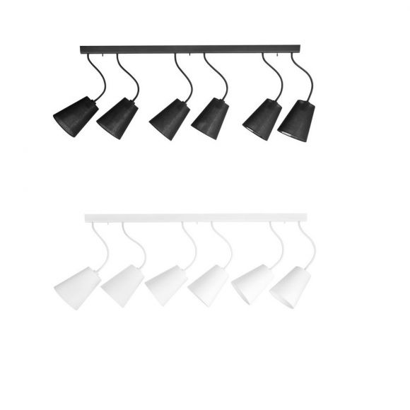 Deckenleuchte Flex Schade in Schwarz oder Weiß