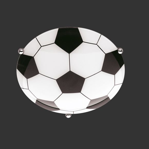 Deckenleuchte mit Fußball-Motiv, 30cm 