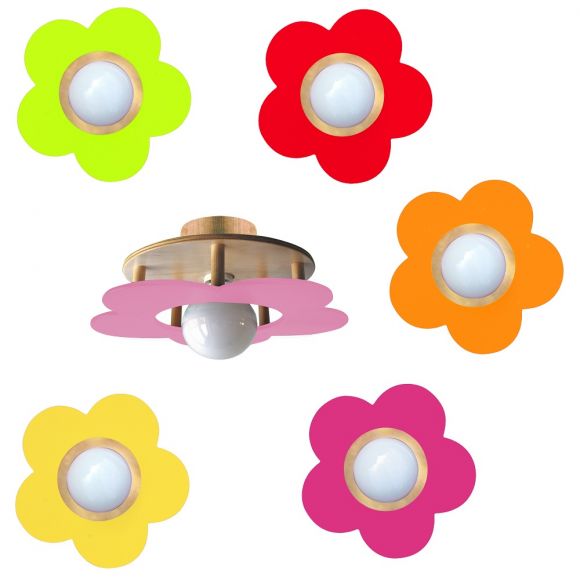 Deckenleuchte Petit Fleur in sechs Farben erhältlich