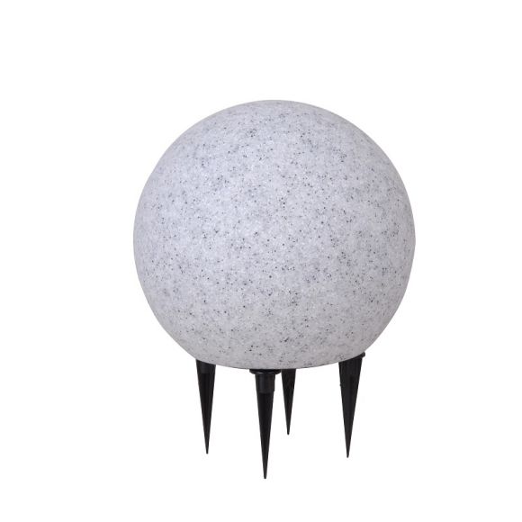 Dekorative Kugelleuchte in Granit-Optik, Ø 20cm + 6 Watt LED