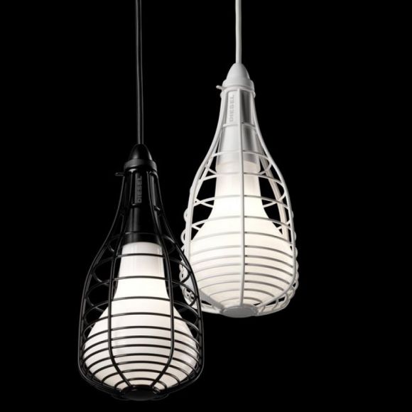 Diesel Living with Foscarini Pendelleuchte Cage Mic 2 Farben