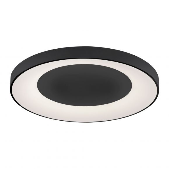 dimmbare runde LED Deckenleuchte mit Fernbedienung & Memory Funktion  matt Deckenlampe Anthrazit Schalter ø 70 cm