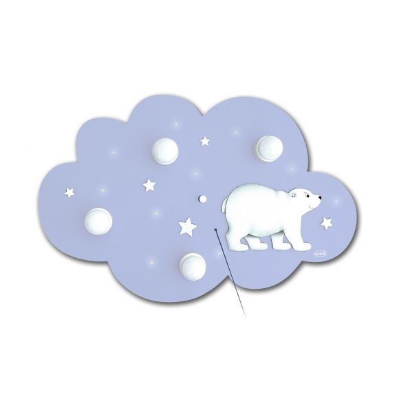 Eisbär Deckenlampe Wolke
