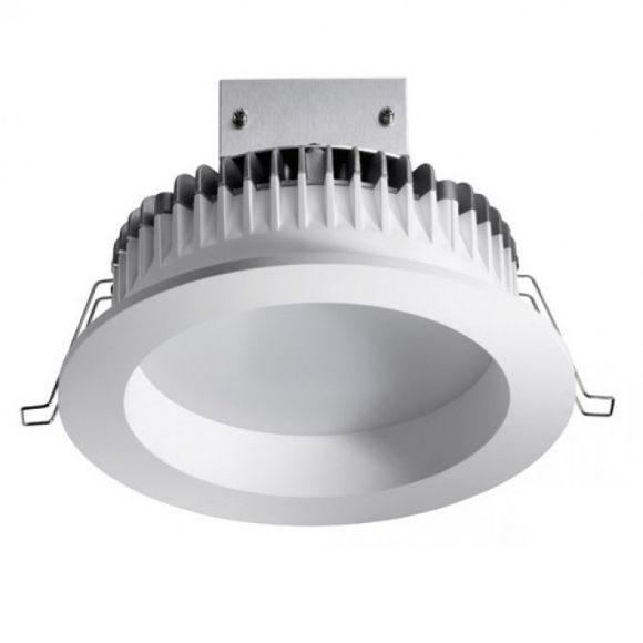 Energiesparender LED-Downlight Einbaustrahler mit warmweißem Licht - 12cm Durchmesser