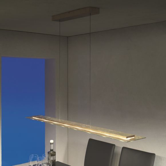 Escale LED-Pendelleuchte Skyline in Blattgold