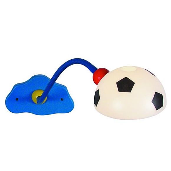 Fußball-Kinder-Wandlampe mit Kunststoffglas