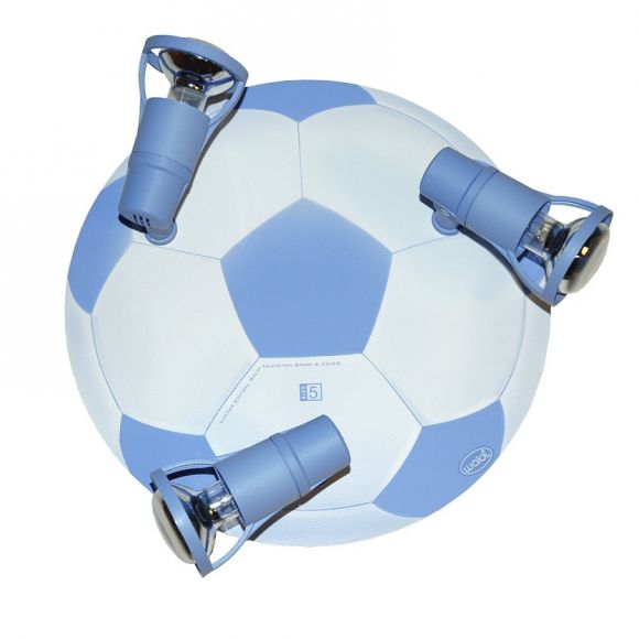 Fussball Deckenlampe mit verstellbaren Strahlern