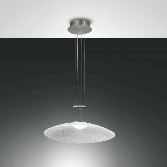 Höhenverstellbare Pendelleuchte Scrub LED, Ø 50 cm