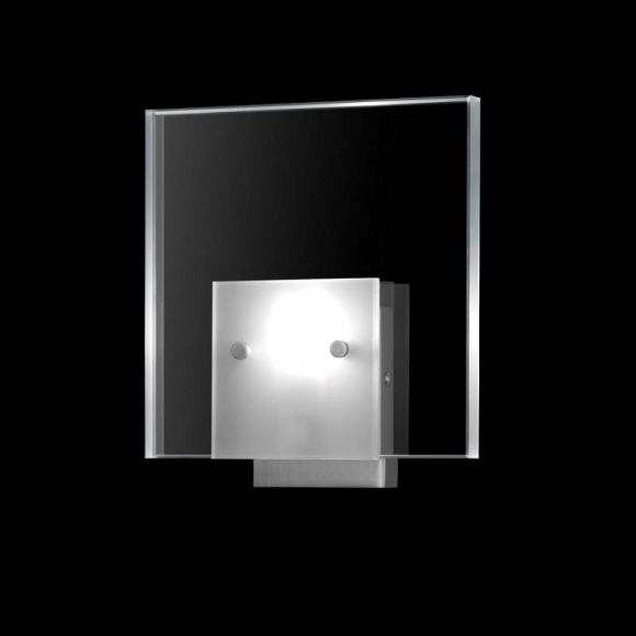 Knapstein LED-Wandleuchte flach Klarglas teilsatiniert - in 2 Varianten
