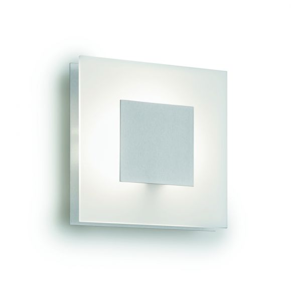 Knapstein LED-Wandleuchte warmeiße indirekte Lichtwirkung, quadratisch