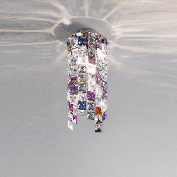 Kolarz Kristall-Deckenleuchte Prisma Dragon, bunt