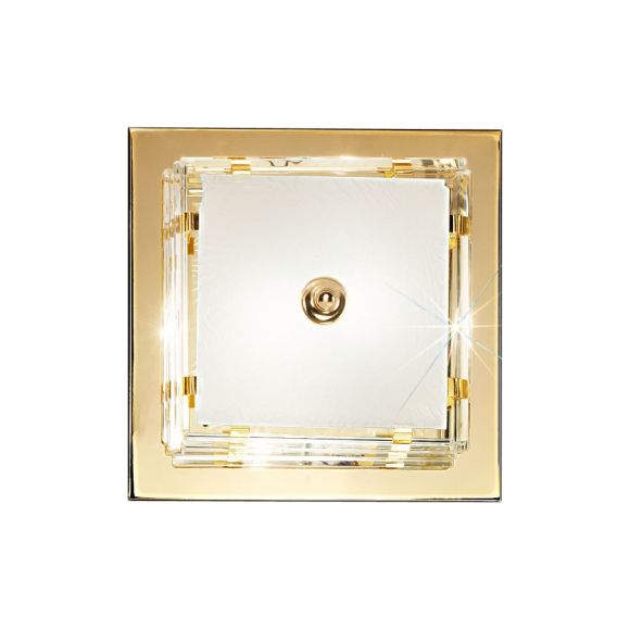 Kolarz® Deckenleuchte Ontario Kristallglas - 24 Karat vergoldet