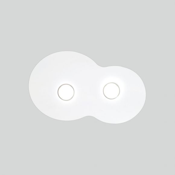 Kolarz® LED-Deckenleuchte Circle 2-flammig in weiß