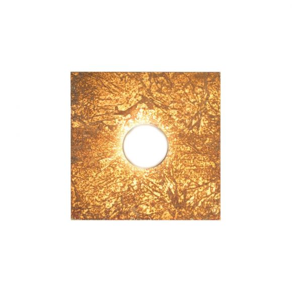 Kolarz® LED-Deckenleuchte Square 1-flammig in Vintage Gold
