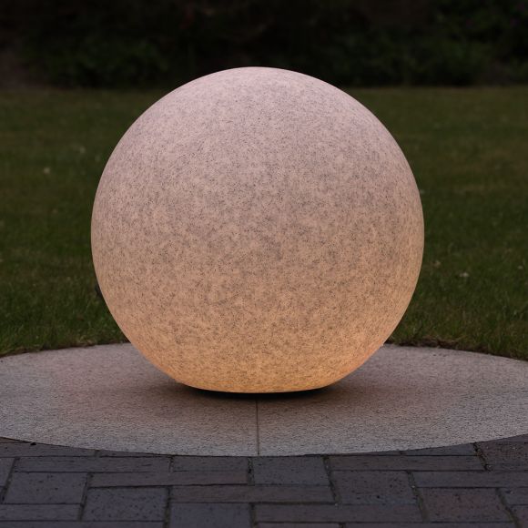 Kugelleuchte in Granit-Optik, Ø 50cm, inkl. 6 W LED